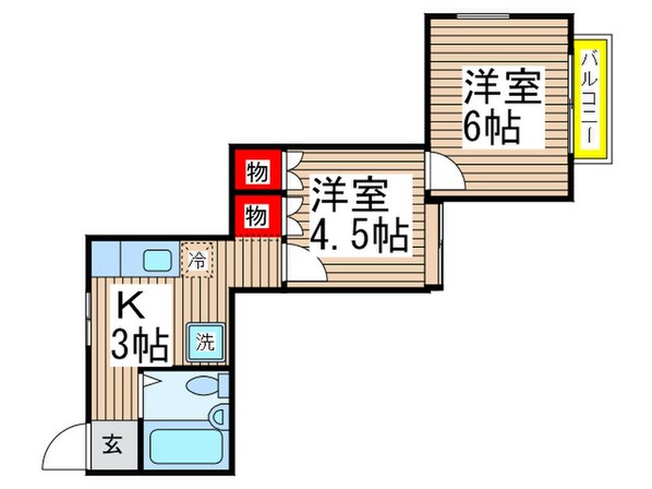 ロイヤル花園の物件間取画像